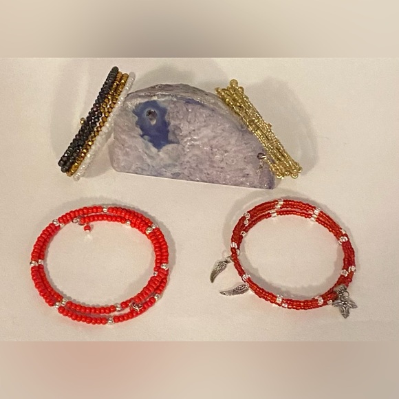 NEW 4 Memory Wire bracelets - Picture 5 of 7